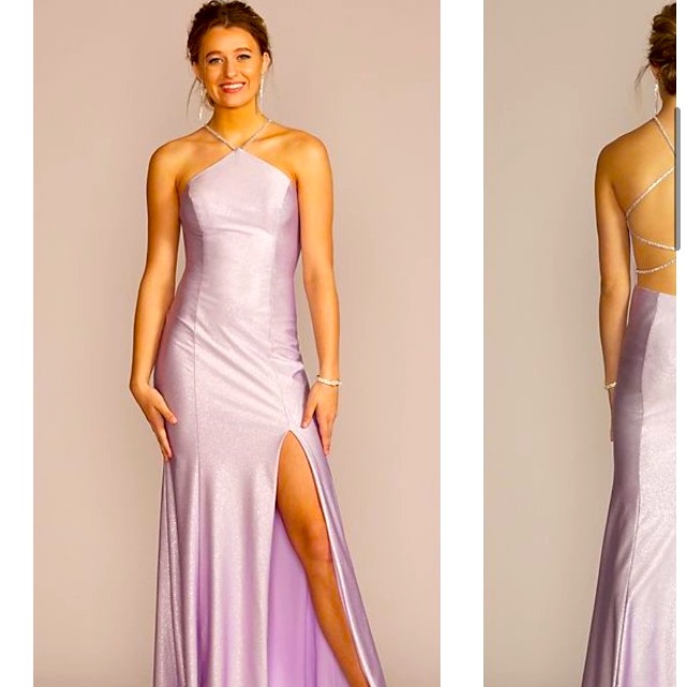 Prom Dress iridescent lavender by Jules & Cleo